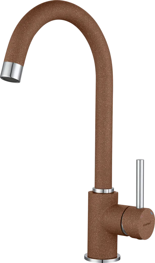 Фото товара: GranFest 3650, смеситель, мрамор, терракот