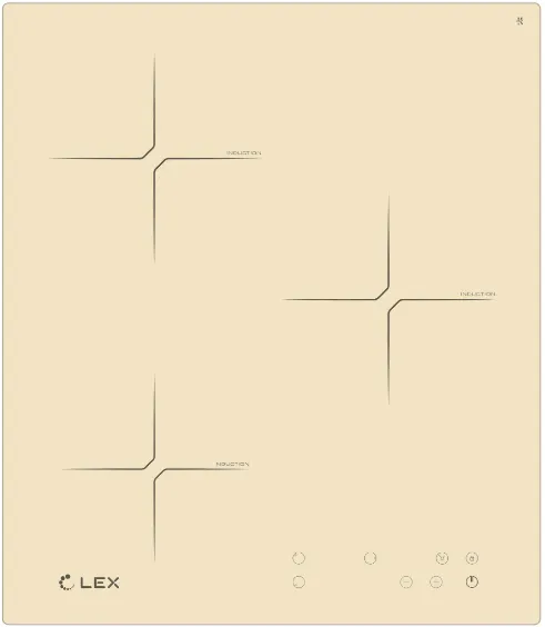 Фото товара: LEX EVI 430 IV индукционная поверхность