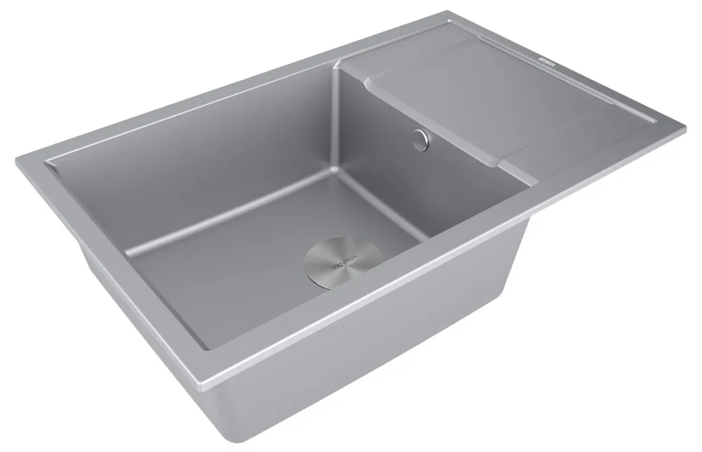 Детальное фото товара: Paulmark FLUGEN 60, мойка, гранит, серый металлик