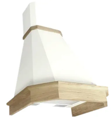 Детальное фото товара: Elikor Камин Грань 60П-650-П3Л без обрамления белый