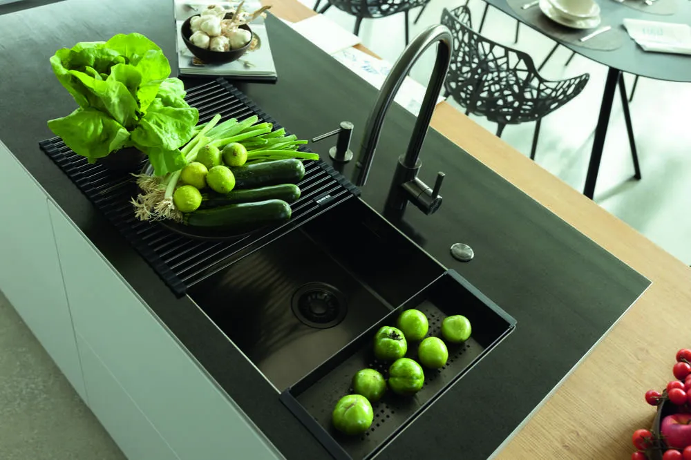 Детальное фото товара: Franke BXM 210/110-68 F-INOX, мойка, нержавеющая сталь, антрацит