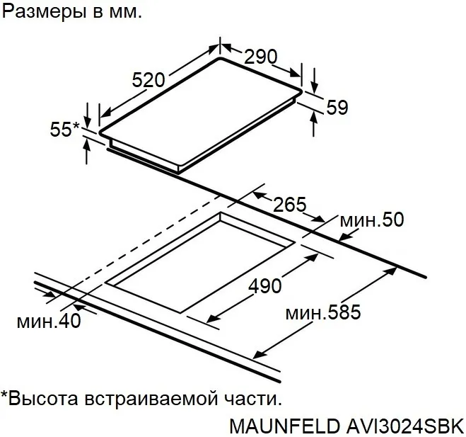 Схема встраивания