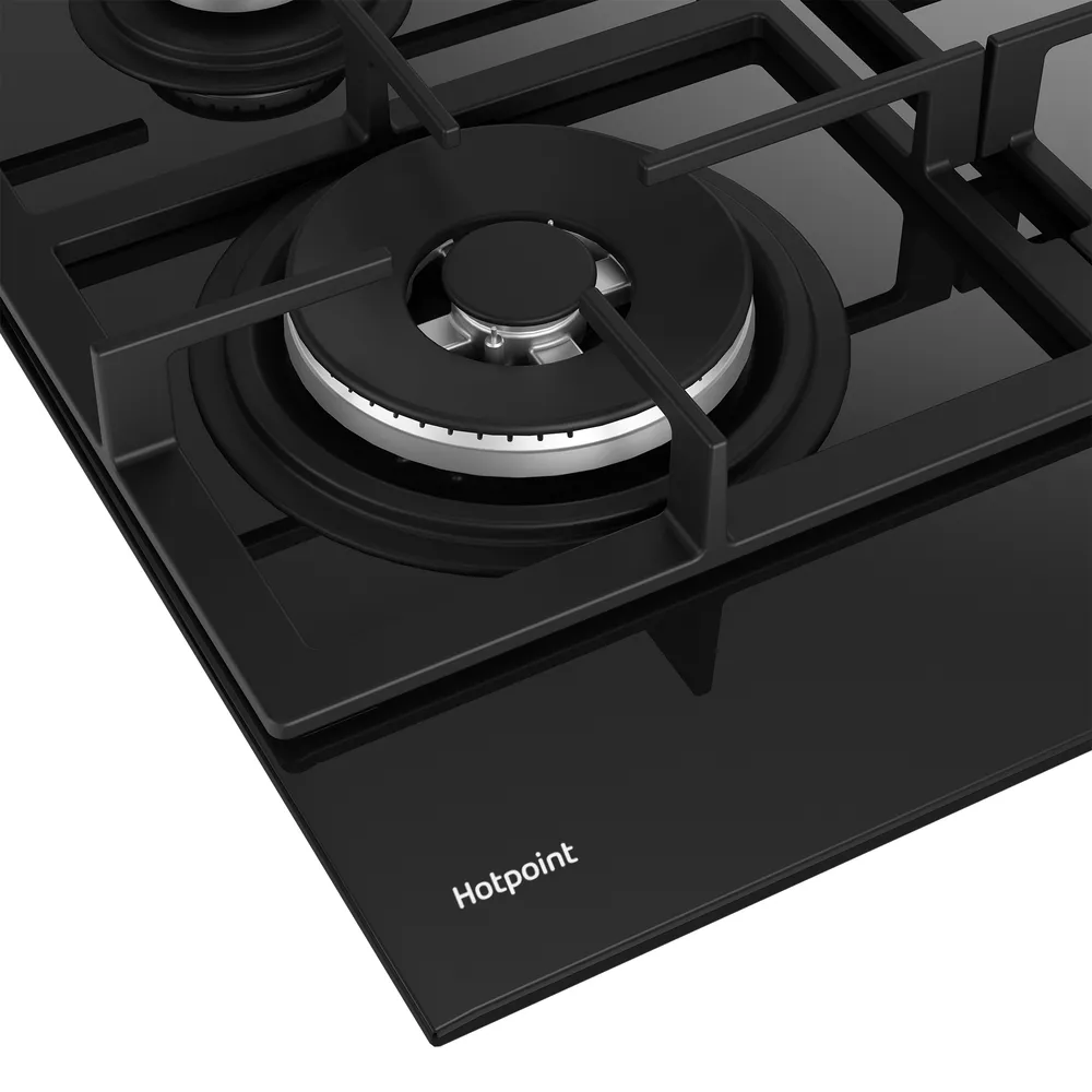 Детальное фото товара: Hotpoint HGSL 62 F/BK газовая поверхность