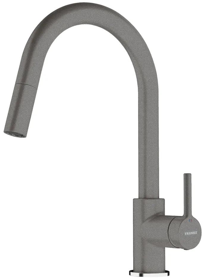 Фото товара: Franke Lina, смеситель, гранит, серый камень