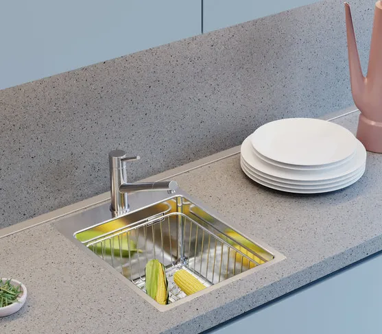 Детальное фото товара: Omoikiri Aogashima-BN, смеситель, нержавеющая сталь