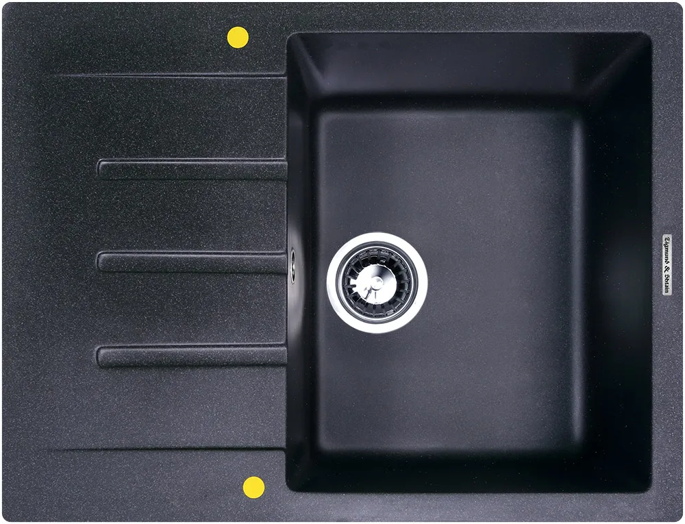 Фото товара: Zigmund & Shtain RECHTECK 645, мойка, темная скала