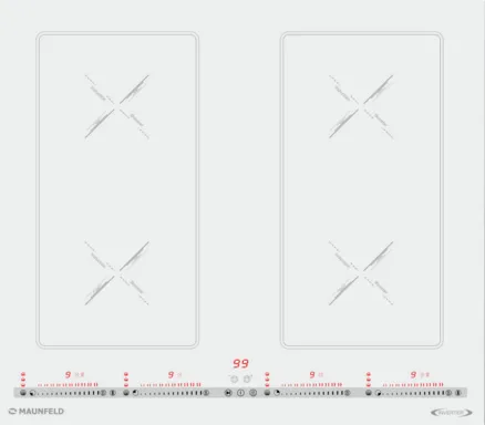 Фото товара: Maunfeld CVI594SB2WHA Inverter индукционная поверхность