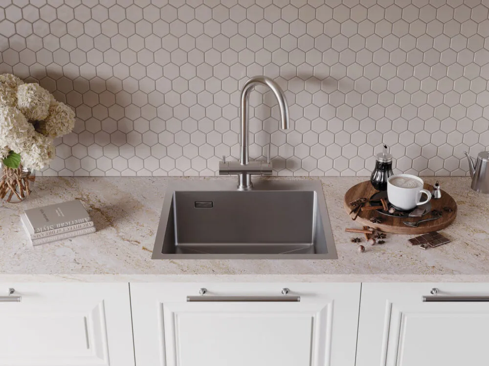 Детальное фото товара: Omoikiri Akisame 51-IN, мойка, нержавеющая сталь 