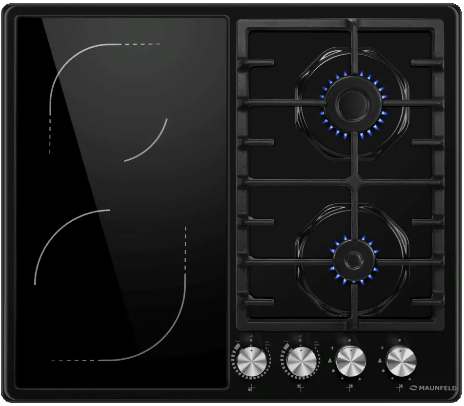 Фото товара: Maunfeld EEHE.642VC.3CB/KG комбинированная поверхность