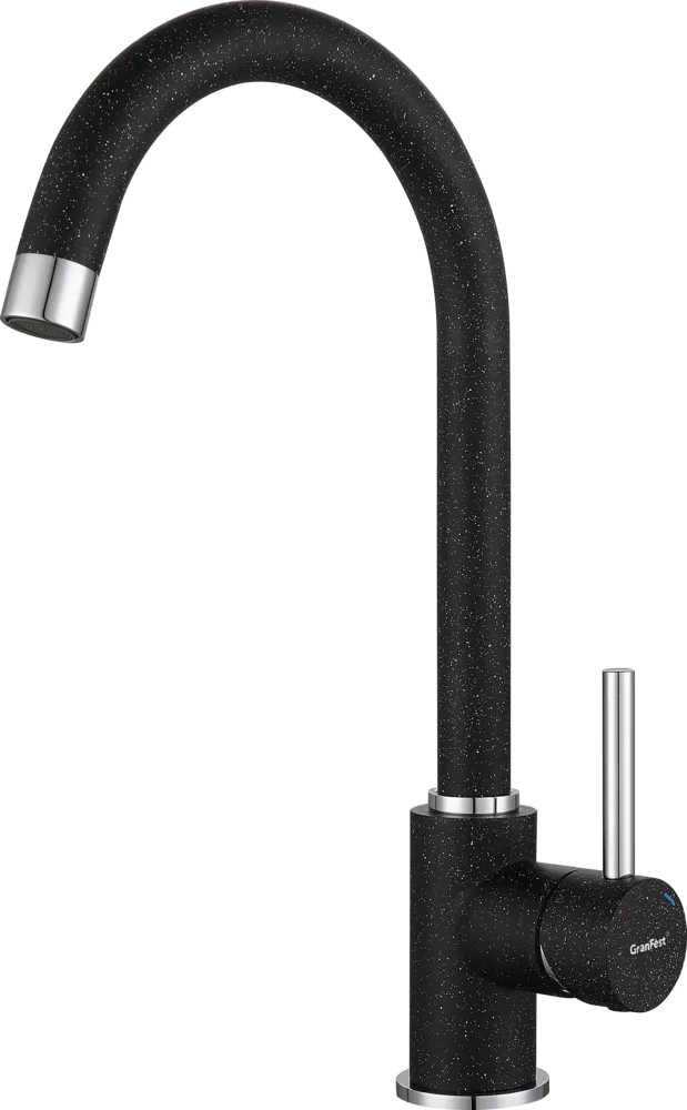 Фото товара: GranFest 3650, смеситель, мрамор, черный