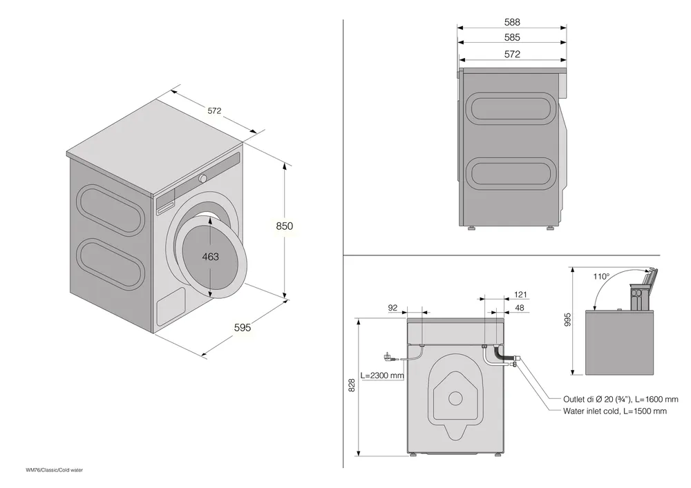 Детальное фото товара: ASKO W1094W