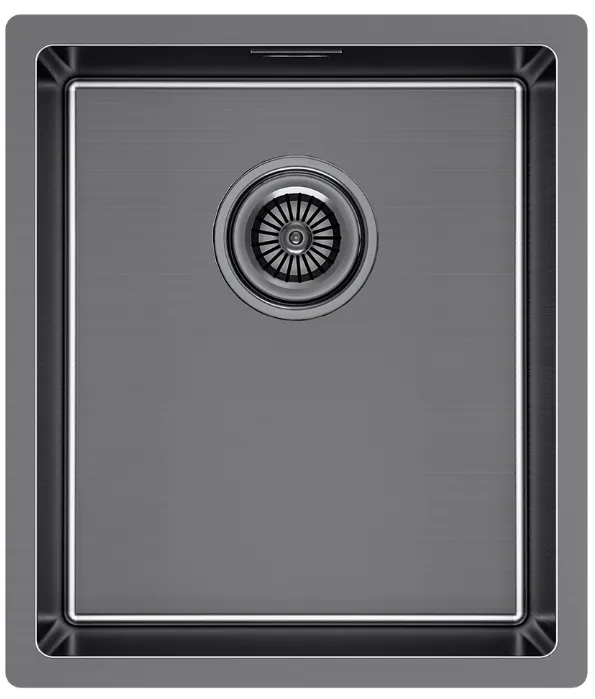 Фото товара: Paulmark LASSAN 38 UNI, мойка, нержавеющая сталь, вороненая сталь