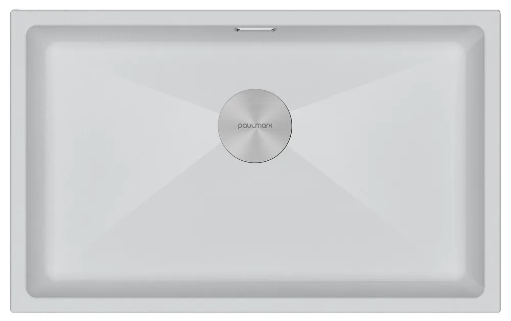 Фото товара: Paulmark LUMI 74UNI, мойка, гранит, белый