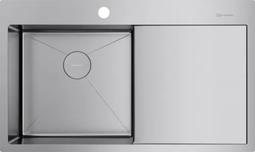 Детальное фото товара: Omoikiri Akisame 86-IN-L, мойка, нержавеющая сталь, чаша слева