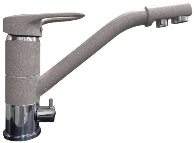 Фото товара: GranFest 2624-1, смеситель, мрамор, серый