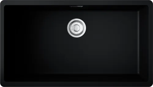 Фото товара: Omoikiri Kata 74-U-BL, мойка, гранит, черный