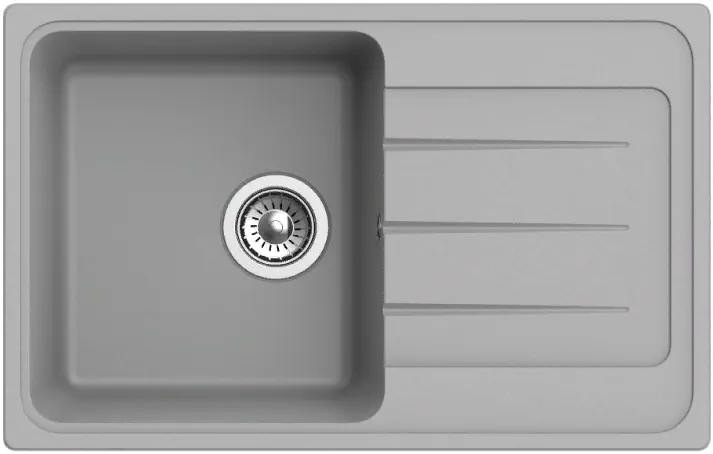 Фото товара: Ewigstein Elegant E- 50F, мойка, гранит, серый металлик
