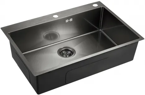 Детальное фото товара: Emar EMB-125A PVD Nano Dark, мойка, вороненая сталь