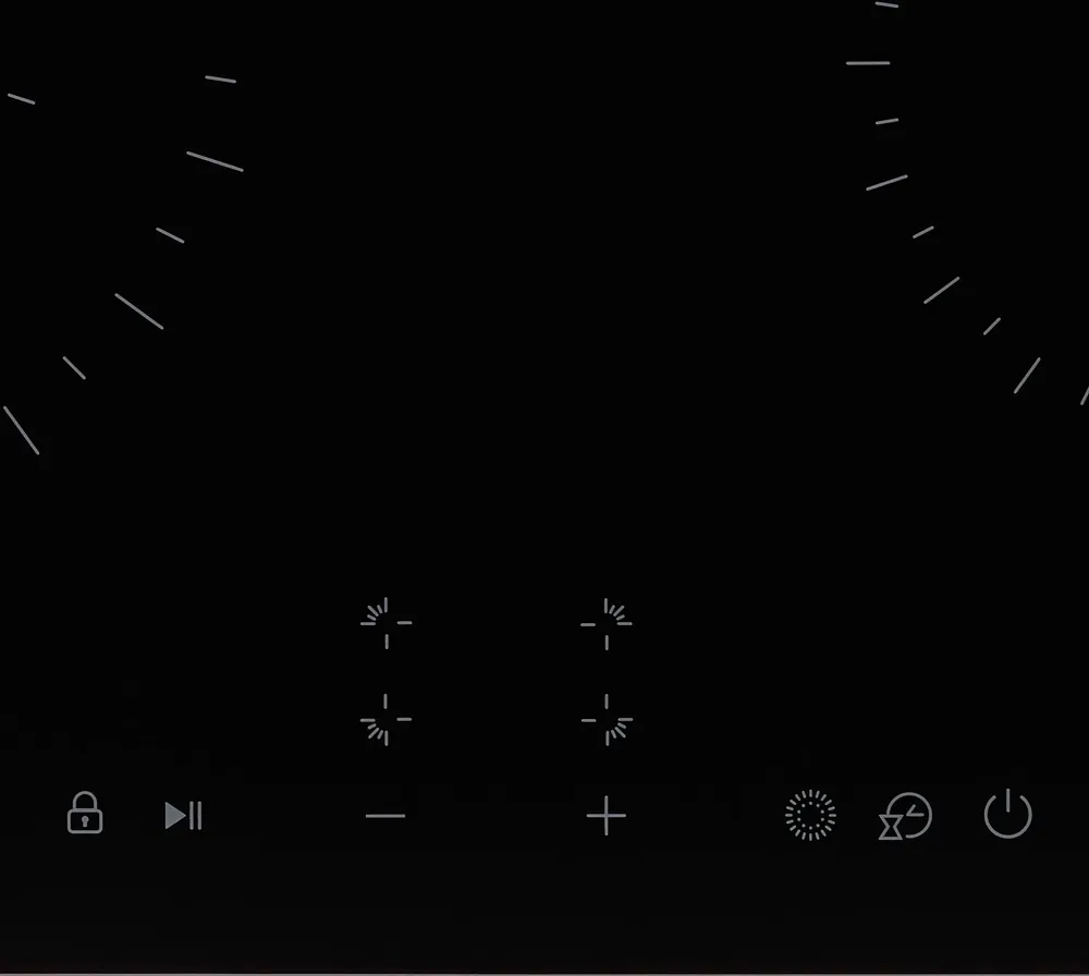 Детальное фото товара: Krona ZAUBER 60 BL 1DZTK стеклокерамическая поверхность