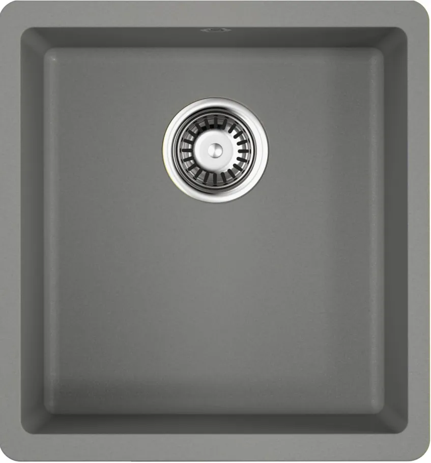 Фото товара: Omoikiri Kata 40-U-GR, мойка, гранит, leningrad grey