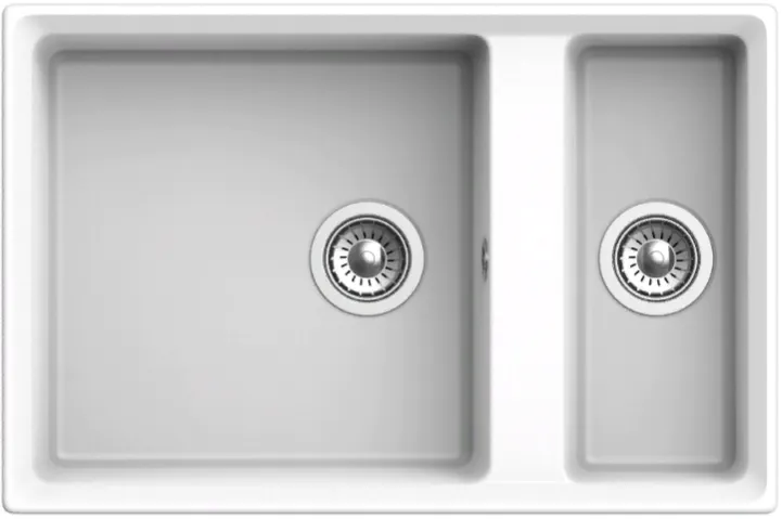 Детальное фото товара: GranFest LEVEL GF-LV-760K, мойка, мрамор, иней