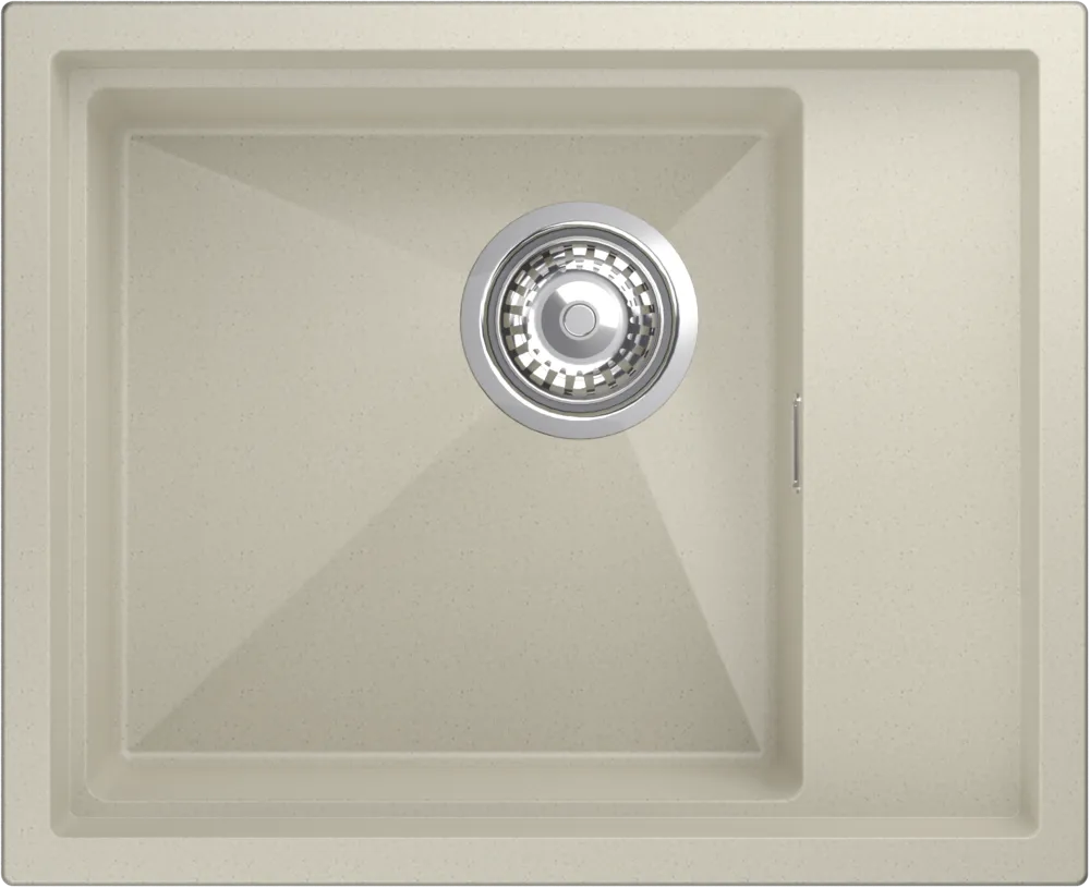 Детальное фото товара: Rivelato NOBILE NB-544-R beige scuro, мойка, гранит, темно-бежевый