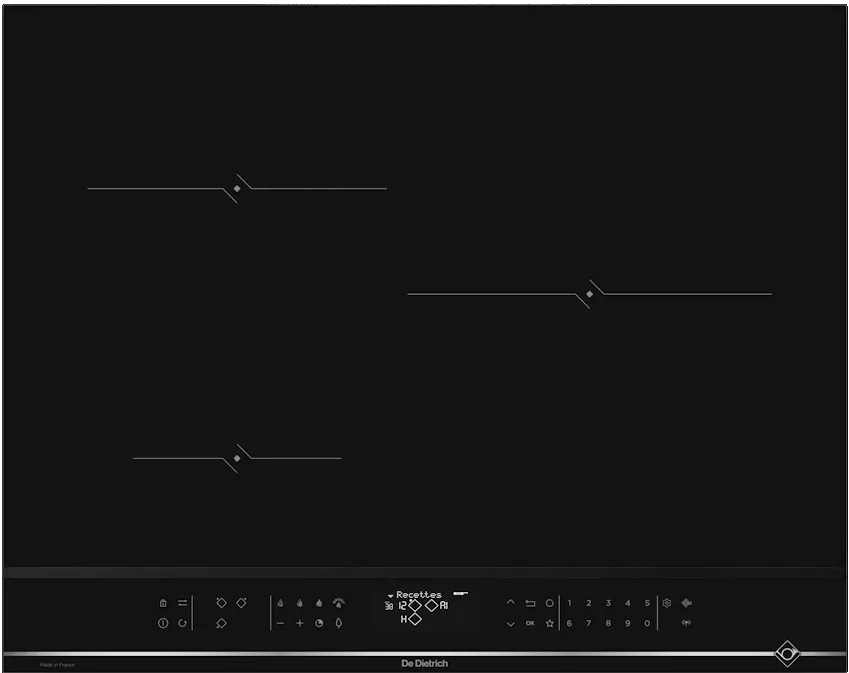 Фото товара: De Dietrich DPI4320XT индукционная поверхность