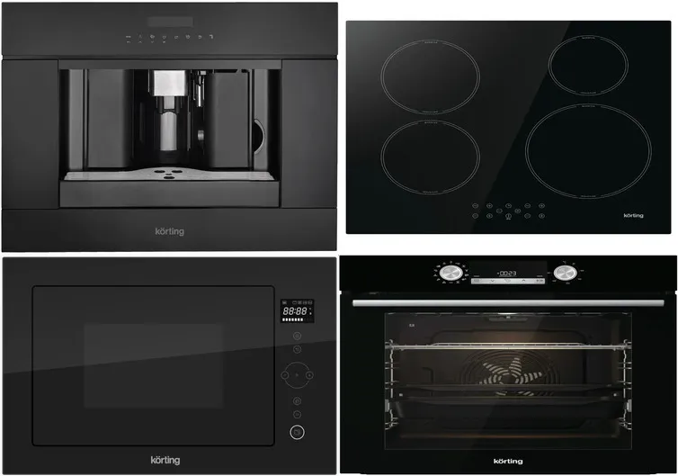 Фото товара: KORTING HI 64044 B + OKB 8481 ESN PYRO + KMI 825 TGN + KCM 9200 BG