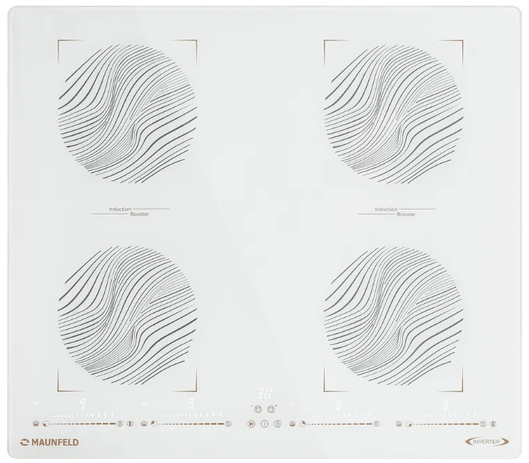 Фото товара: Maunfeld CVI594SB2WHF Inverter индукционная поверхность
