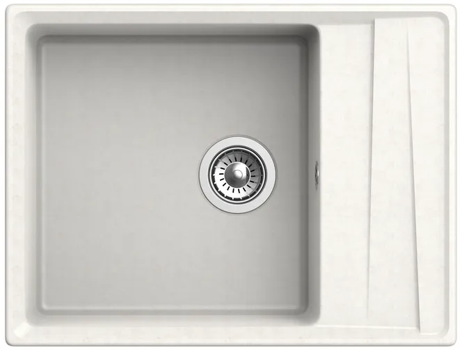 Фото товара: GranFest LEVEL GF-LV-660L, мойка, мрамор, белый