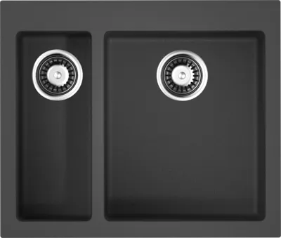 Фото товара: Omoikiri Bosen 59-2-BL, мойка, гранит, черный