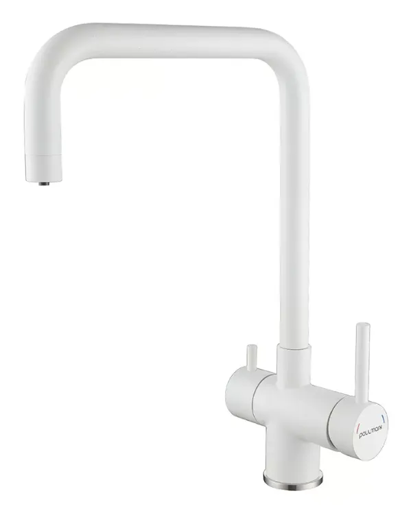 Фото товара: Paulmark WETTER, смеситель, белый матовый