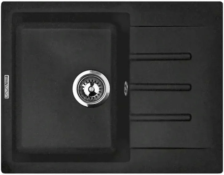 Фото товара: LAVA L.1 BASALT, мойка, гранит, черный
