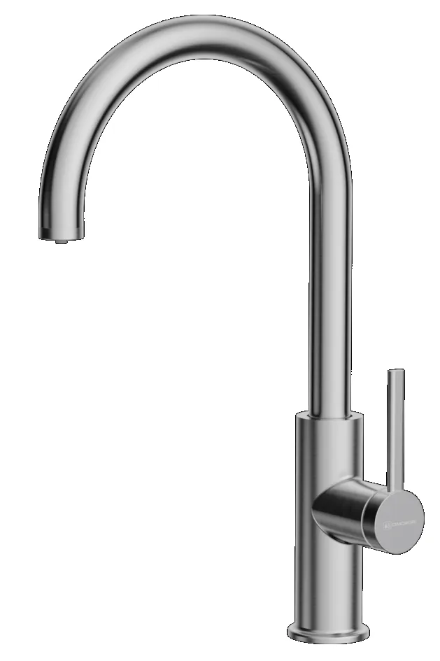 Фото товара: Omoikiri Okawa 2 Plus-BN, смеситель, нержавеющая сталь