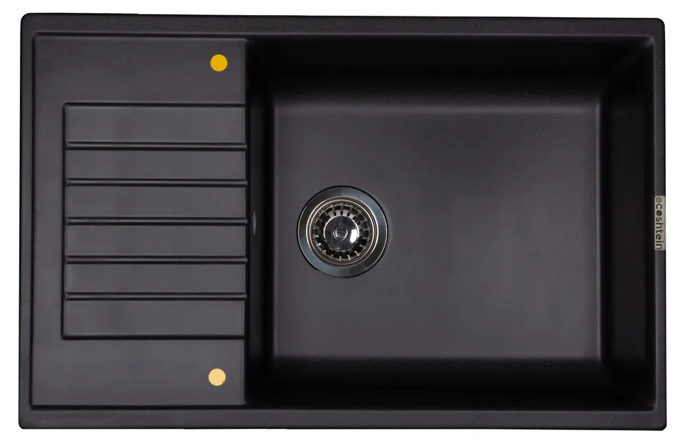 Фото товара: Ecoshtein RECHTECK 780.500, мойка, гранит, антрацит