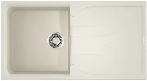 Фото товара: Omoikiri Yasugata-100-WH, мойка, гранит, белый