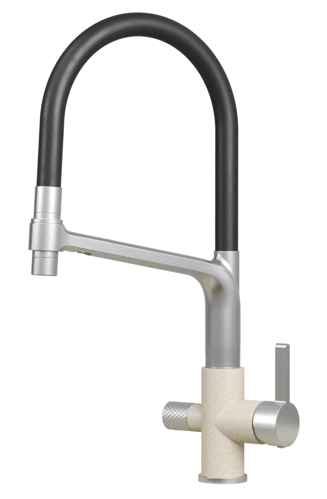 Фото товара: GRANULA 5083 смеситель, нержавеющая сталь, пирит