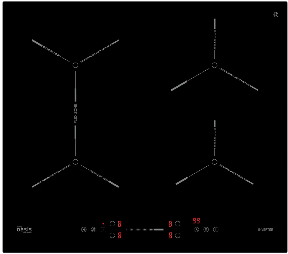 Фото товара: making Oasis everywhere P-EBGD индукционная поверхность