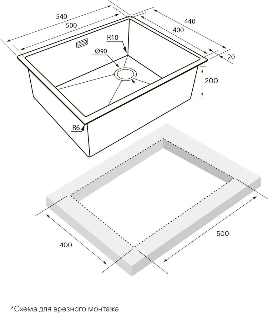 Схема встраивания