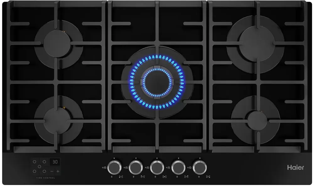 Фото товара: Haier HHX-G95CWSB газовая поверхность