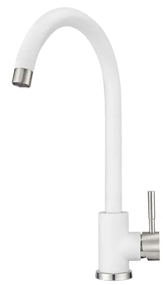 Фото товара: GRANULA 4031 смеситель, гранит, белый