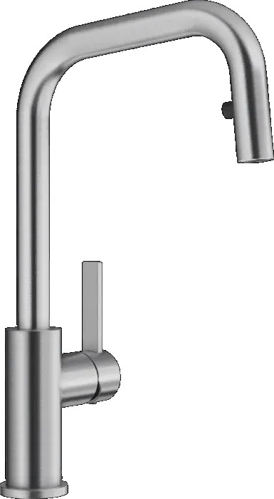 Фото товара: Blanco Jandora-S, смеситель, нержавеющая сталь матовая