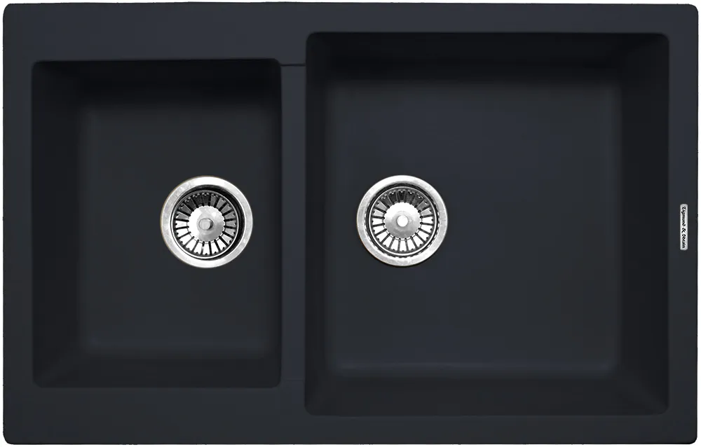 Фото товара: Zigmund & Shtain RECHTECK 400.275, мойка, черный базальт