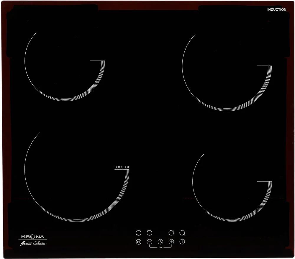 Фото товара: Krona VENTO 60 BL индукционная поверхность