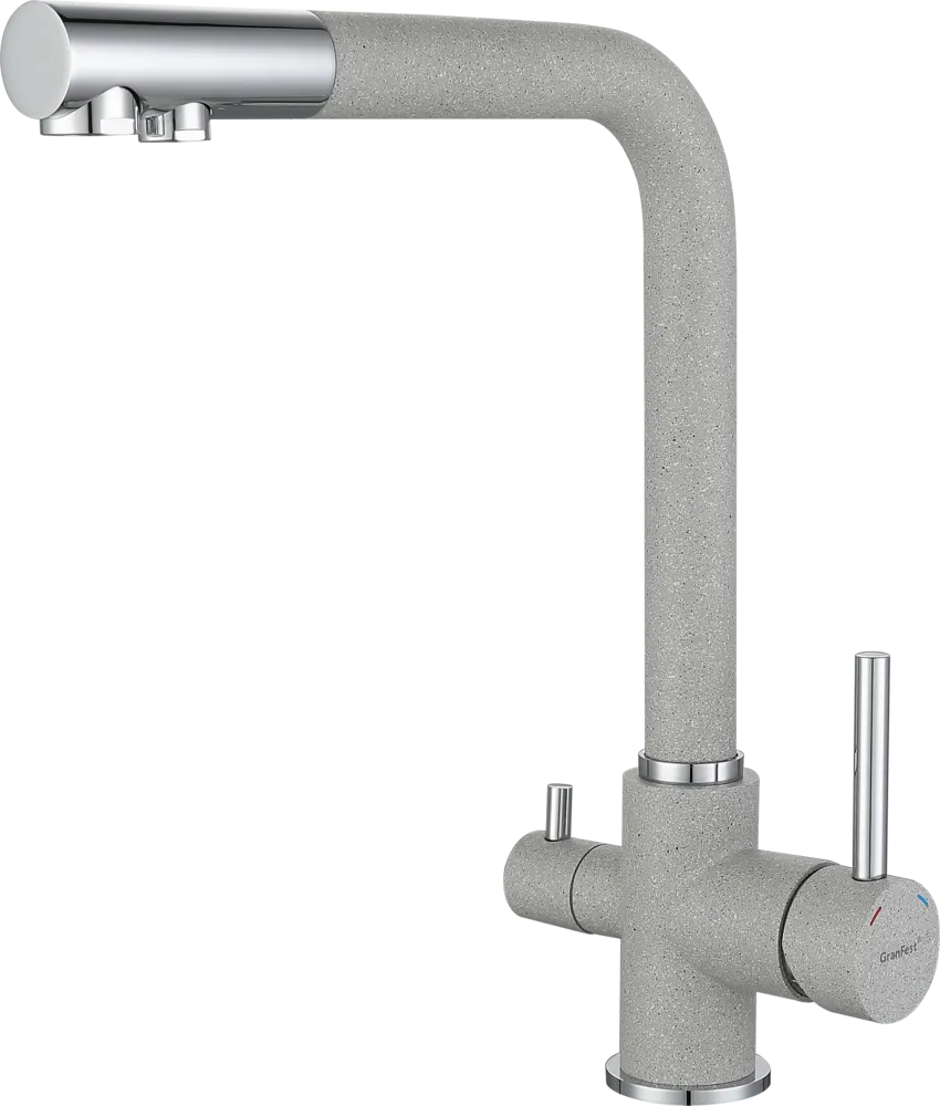 Фото товара: GranFest 3611, смеситель, мрамор, серый