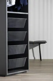 Детальное фото товара: Pelly корзина сетчатая Bac Mesh Roller, 536x494x160 мм, антрацит