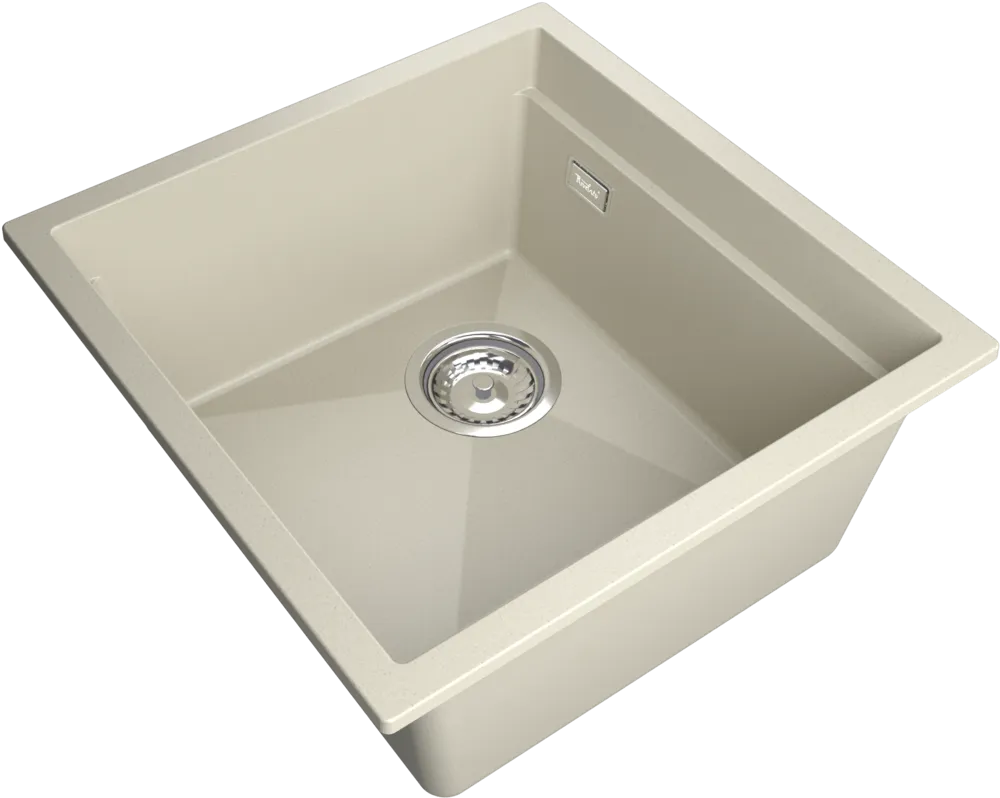 Детальное фото товара: Rivelato LINO LN-454-L beige scuro, мойка, гранит, тёмно-бежевый