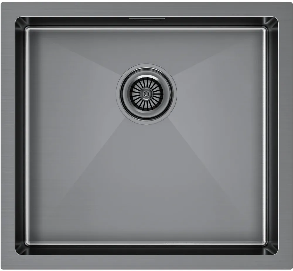Фото товара: Paulmark GERBERG 48 UNI, мойка, нержавеющая сталь, вороненая сталь