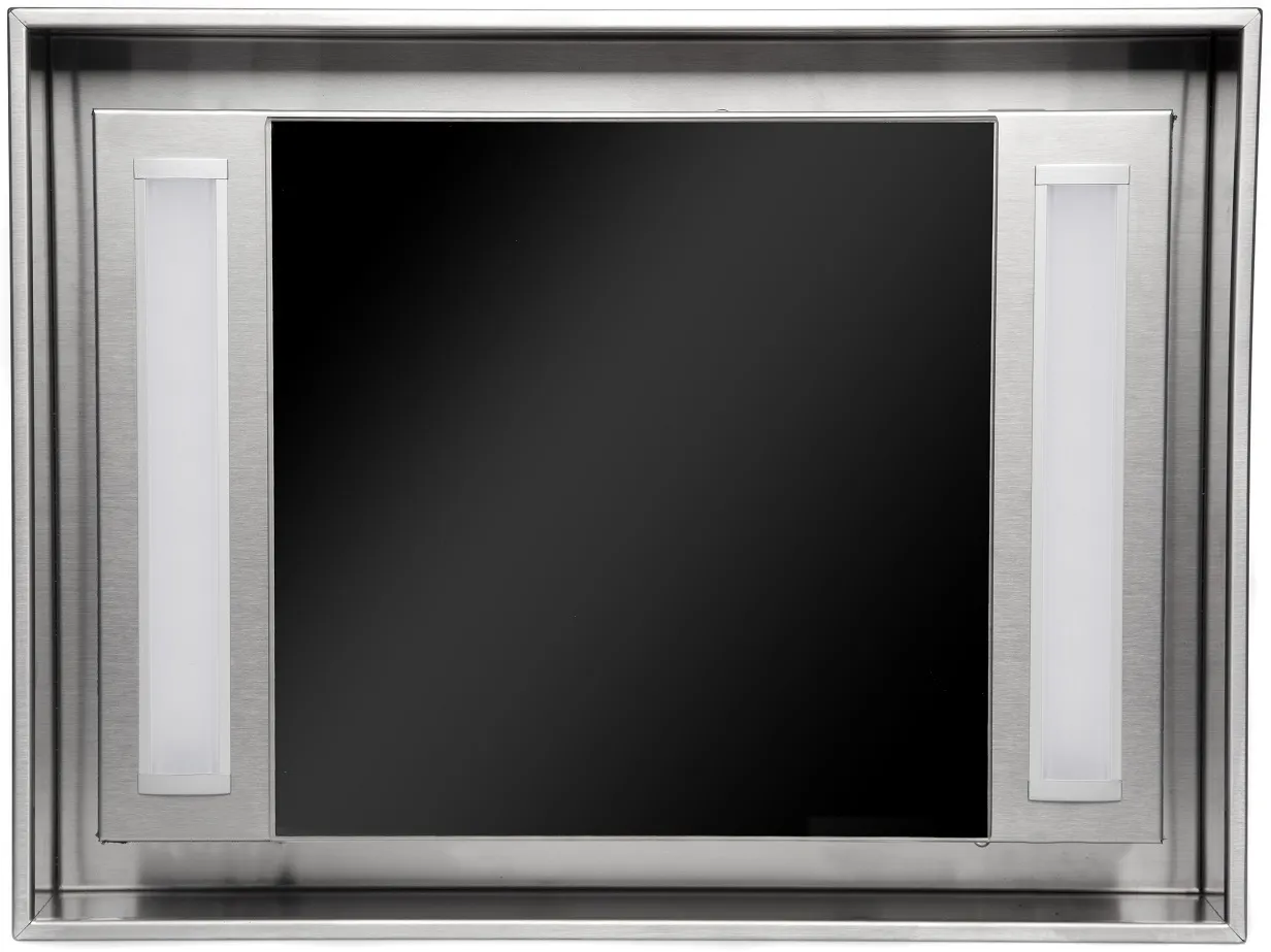 Детальное фото товара: Konigin Geometry Inox/Black Glass 40