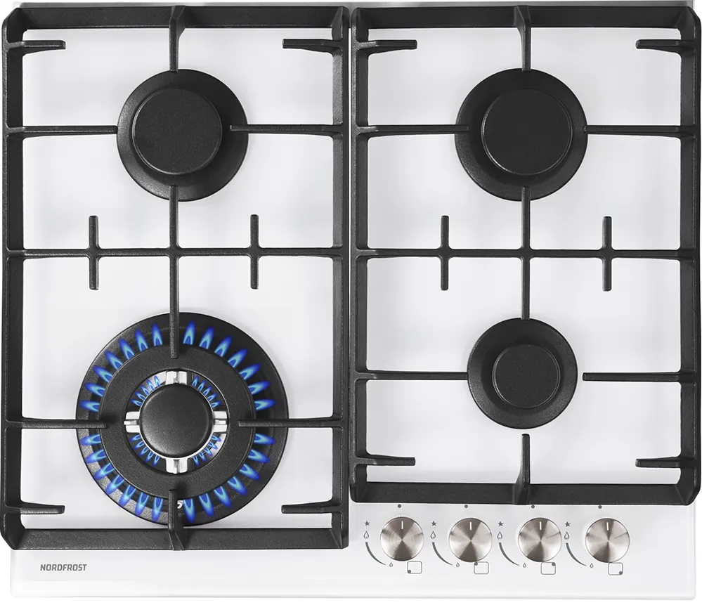 Фото товара: Nordfrost HM 6042 W газовая поверхность